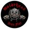 MOTORHEAD: Iron Fist (hátfelvarró / backpatch)