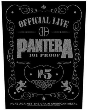 PANTERA: 101% Proof (hátfelvarró / backpatch)