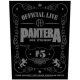 PANTERA: 101% Proof (hátfelvarró / backpatch)