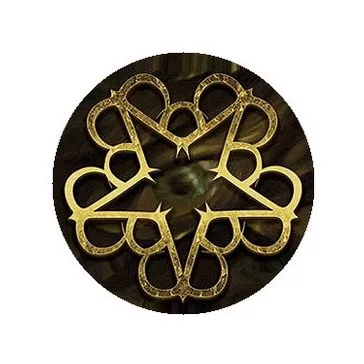 BLACK VEIL BRIDES: Logo (jelvény, 2,5 cm)