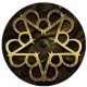 BLACK VEIL BRIDES: Logo (jelvény, 2,5 cm)