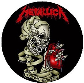 METALLICA: Heart (jelvény, 2,5 cm)