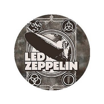 LED ZEPPELIN: Poster (jelvény, 2,5 cm)