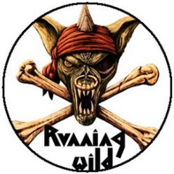 RUNNING WILD: Logo (jelvény, 2,5 cm)