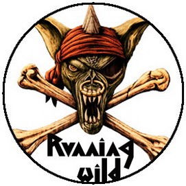 RUNNING WILD: Logo (jelvény, 2,5 cm)