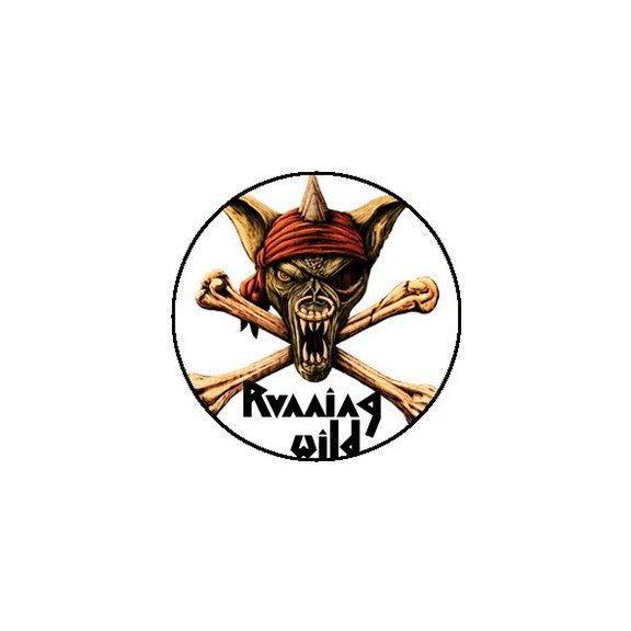 RUNNING WILD: Logo (jelvény, 2,5 cm) RUNNING WILD: Logo (jelvény, 2,5 cm)