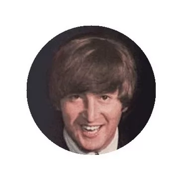 BEATLES: John (1964) (jelvény, 2,5 cm)