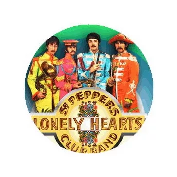 BEATLES: Sgt. Band (jelvény, 2,5 cm)