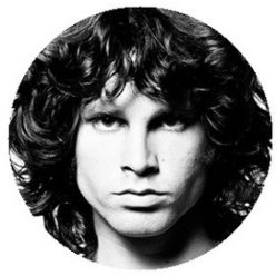 JIM MORRISON: Portrait (jelvény, 2,5 cm)
