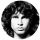JIM MORRISON: Portrait (jelvény, 2,5 cm)