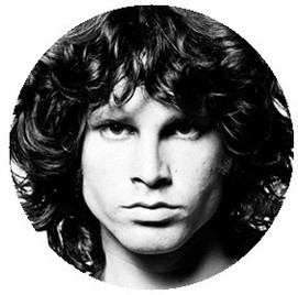 JIM MORRISON: Portrait (jelvény, 2,5 cm)