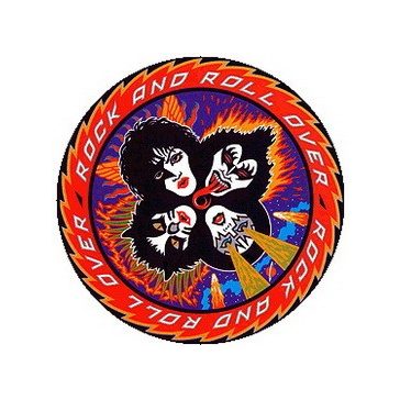 KISS: Rock And Roll Over (jelvény, 2,5 cm)