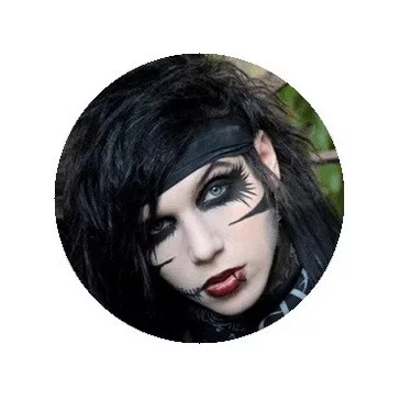 BLACK VEIL BRIDES: Andy (jelvény, 2,5 cm)