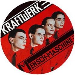 KRAFTWERK: Die Mensch-Machine (jelvény, 2,5 cm)