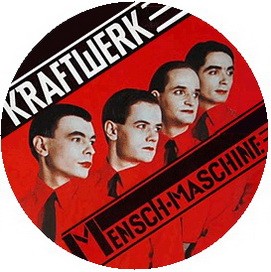 KRAFTWERK: Die Mensch-Machine (jelvény, 2,5 cm)
