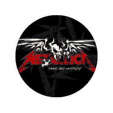 METALLICA: Seek And Destroy (jelvény, 2,5 cm)