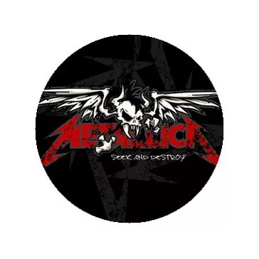 METALLICA: Seek And Destroy (jelvény, 2,5 cm)