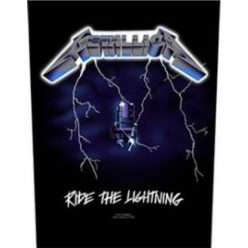 METALLICA: Ride The Lightning (hátfelvarró / backpatch)