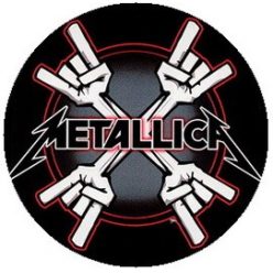 METALLICA: Horns (jelvény, 2,5 cm)