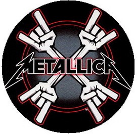 METALLICA: Horns (jelvény, 2,5 cm)