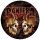 PANTERA: Double Skull (jelvény, 2,5 cm)