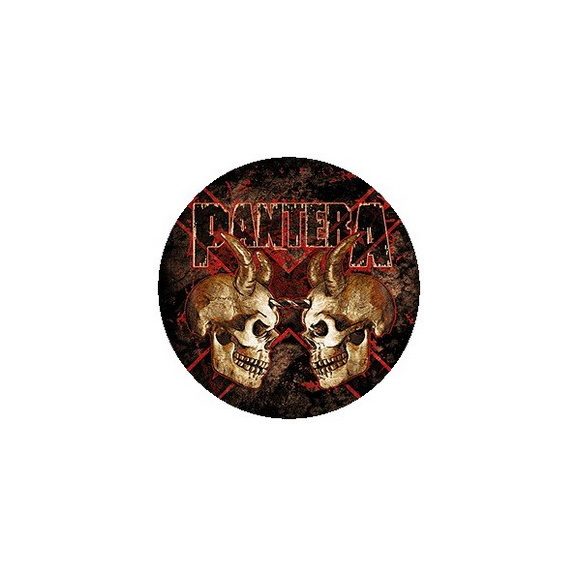 PANTERA: Double Skull (jelvény, 2,5 cm) PANTERA: Double Skull (jelvény, 2,5 cm)