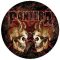 PANTERA: Double Skull (jelvény, 2,5 cm)
