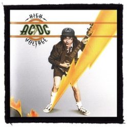 AC/DC: High Voltage (9,5 cm x 9,5 cm) (felvarró)