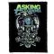 ASKING ALEXANDRIA: Crow Time (7 cm x 9,5 cm) (felvarró)