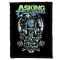 ASKING ALEXANDRIA: Crow Time (7 cm x 9,5 cm) (felvarró)