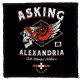 ASKING ALEXANDRIA: Full Blooded (9,5 cm x 9,5 cm) (felvarró)