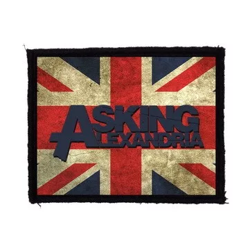 ASKING ALEXANDRIA: GB (9,5 cm x 7,5 cm) (felvarró)