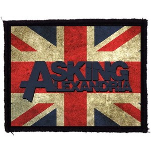 ASKING ALEXANDRIA: GB (9,5 cm x 7,5 cm) (felvarró)