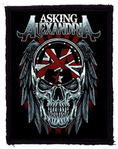 ASKING ALEXANDRIA: Rock (7,5 cm x 9,5 cm) (felvarró)