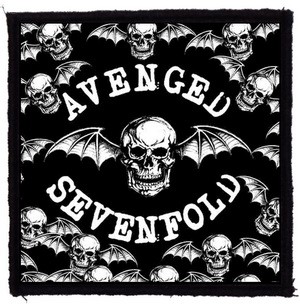 AVENGED SEVENFOLD: BW Bats (9,5 cm x 9,5 cm) (felvarró)