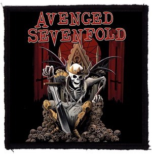 AVENGED SEVENFOLD: Hail To The King (9,5 cm x 9,5 cm) (felvarró)