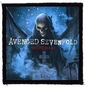 AVENGED SEVENFOLD: Nightmare (9,5 cm x 9,5 cm) (felvarró)