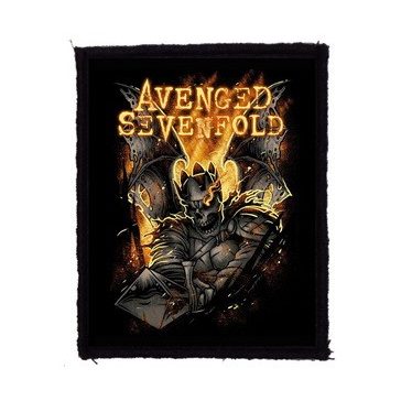 AVENGED SEVENFOLD: The King (8 cm x 9,5 cm) (felvarró)