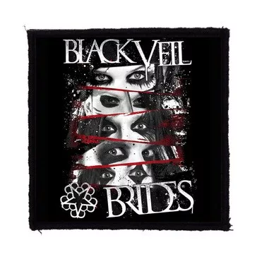 BLACK VEIL BRIDES: Eyes (9,5 cm x 9,5 cm) (felvarró)