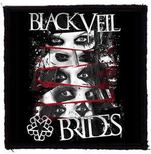 BLACK VEIL BRIDES: Eyes (9,5 cm x 9,5 cm) (felvarró)