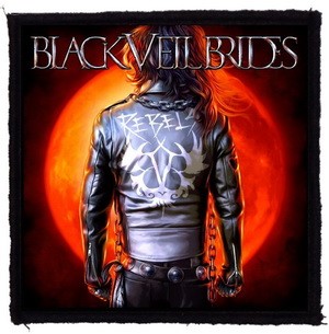 BLACK VEIL BRIDES: Rebel (9,5 cm x 9,5 cm) (felvarró)