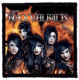 BLACK VEIL BRIDES: Set The World (9,5 cm x 9,5 cm) (felvarró)