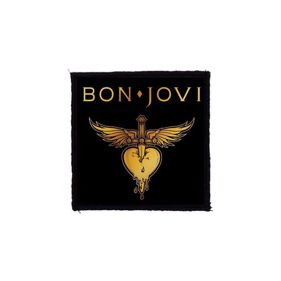BON JOVI: Heart (9,5 cm x 9,5 cm) (felvarró) BON JOVI: Heart (9,5 cm x 9,5 cm) (felvarró)