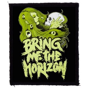BRING ME THE HORIZON: Green (8 cm x 9,5 cm) (felvarró)