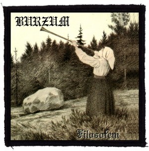 BURZUM: Filosofem (9,5 cm x 9,5 cm) (felvarró)