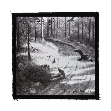 BURZUM: Hvis Lyset Tar Oss (9,5 cm x 9,5 cm) (felvarró)