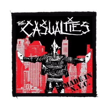 CASUALTIES: Made In NYC (9,5 cm x 9,5 cm) (felvarró)