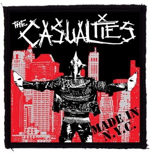 CASUALTIES: Made In NYC (9,5 cm x 9,5 cm) (felvarró)