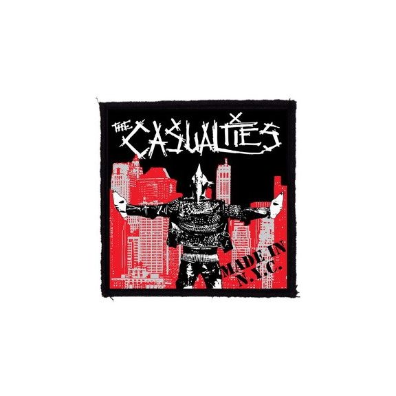 CASUALTIES: Made In NYC (9,5 cm x 9,5 cm) (felvarró) CASUALTIES: Made In NYC (9,5 cm x 9,5 cm) (felvarró)
