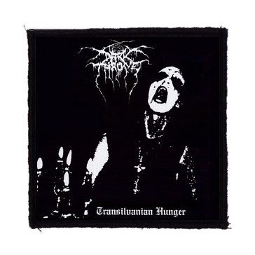   DARKTHRONE: Transilvanian Hunger (9,5 cm x 9,5 cm) (felvarró)